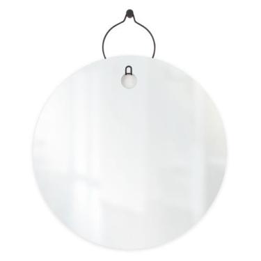 Imagem de  Espelho Decorativo Aramado Wire Boll Preto 50 Cm Redondo - e2g Design