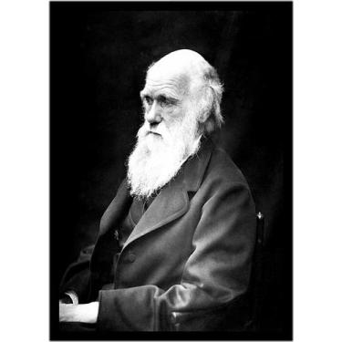 Imagem de Quadro Decorativo Celebridades Charles Darwin Biologia Naturalista Com