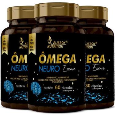 Imagem de Ômega Neuro Essence Fosfatidilserina 3x60cápsulas P/90 Dias - Alisson 