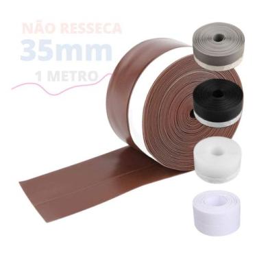 Imagem de Veda Porta De Blindex Com Borracha Silicone vedação contra insetos poe