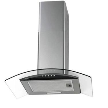 Imagem de Coifa de Parede Fischer Fit, Vidro Curvo, Inox, 60 cm, 220V