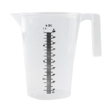 Imagem de Jarra graduada medidora Sem tampa 1L Plástico bpa free - Cromus