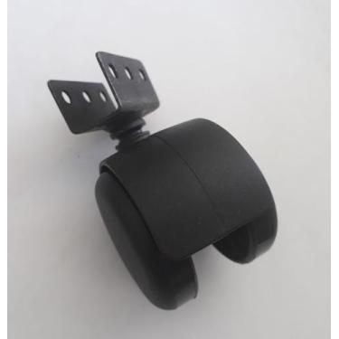 Imagem de Rodizio giratório para móveis roda de nylon canal u 19 mm s90 u mf até