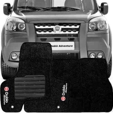 Imagem de Tapete Carpete Tevic Fiat Doblo Adventure 2013 14 15, Grafite