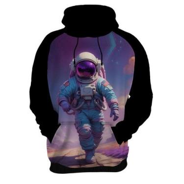Imagem de Moletom Casaco Blusa Estampa Astronauta Lua Galaxia HD 1 - Enjoy Shop,
