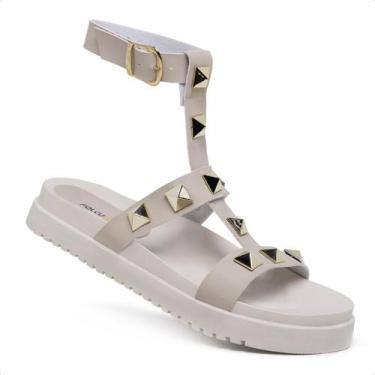 Imagem de Papete Rasteirinha Feminina Sandália Moderna Confortável - B2C Shoes, 