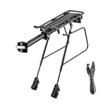 Imagem de oshhni Suporte para Bagageiro de Bicicleta, Equipamento com Comprimento Ajustável, Suporte para Bicicleta