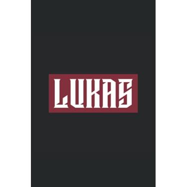 Imagem de Mein Name ist Lukas: liniertes Notizbuch, Tagebuch-Aufgabenheft oder Tagebuch (15, 24 x x22, 86 cm) mit 120 Seiten.