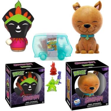 Imagem de Furry Exclusive Scooby-Doo! Figure Friend & Monsters Mystery Bundled with + Vinyl Witch Doctor + Blind Box Cartoon Characters 3 Items
