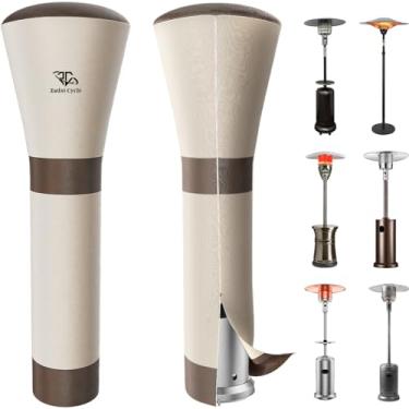 Imagem de Zadst Cycle Capa Para Aquecedor De Pátio De 89 Polegadas, Capas Externas À Prova D'Água Para Aquecedor, Capas Para Aquecedor De Alta Resistência 600D, Capas Para Aquecedor De Propano Anti-Uv E Resis