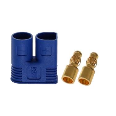 Imagem de 5 PCS, EC3, Plugue Banana Para Aeromodelismo, Cabo, Soldagem, 25A, Azul, Terminal Fêmea, Carcaça Masculina, UL94VO, PA. EC3-M