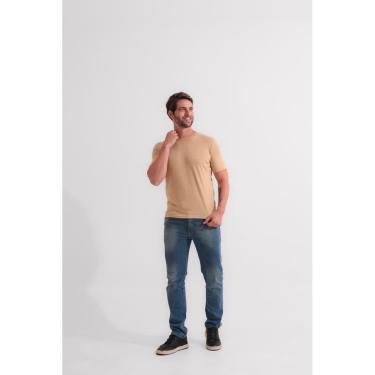 Imagem de Camiseta Masculina Slim Pima Algodão Peruano Básica