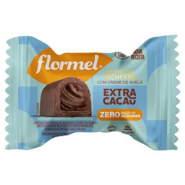 Imagem de Bombom Flormel Recheado com Creme de Avelã Extra Cacau 12g