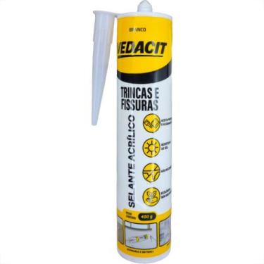 Imagem de Otto Vedacit Fecha Trincas Selante Acrilico Branco Cartucho 400G.