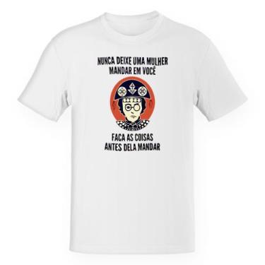 Imagem de Camiseta Infantil  Nunca deixe uma mulher mandar em você - Alearts, 2