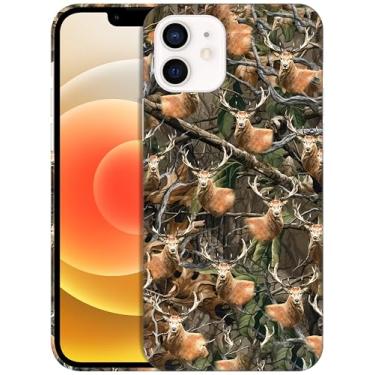 Imagem de GlamCase - Capa Camuflague DeerPrinted PC para iPhone 12/12 Pro Branca