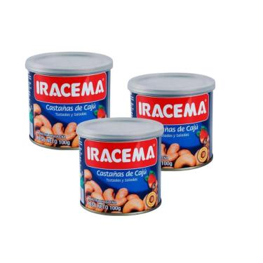 Imagem de Castanha Caju Iracema 100g - 3 Latas