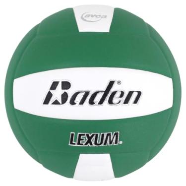 Imagem de Baden | Lexum | Microfibra Composto Premium Indoor Official High School Game Voleibol | Tamanho Oficial 13U a 18U + Peso | Aprovado pela AVCA | Verde/Branco