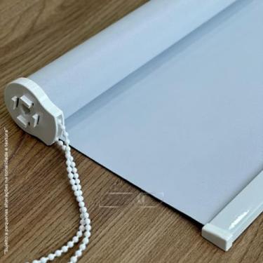 Imagem de Cortina Persiana Rolo Blackout Largura 1,80 x Altura 1,60 Pronto para Instalar (Branco)