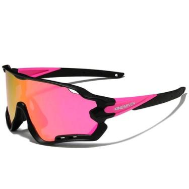 Imagem de Oculos de Sol Esportivo Unissex Ciclismo Bike Óculos Polarizado com Pr