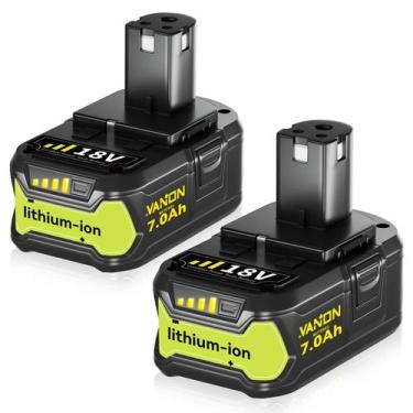 Imagem de Bateria VANON para Ryobi 18V 7.0Ah - Pacote com 2