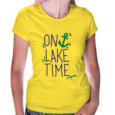 Imagem de Baby Look On Lake Time - Foca na Moda, Amarelo, P