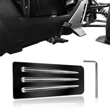 Imagem de Capas de pedal de freio de alumínio adequadas para Can Am Ryker todos os modelos ACE 600/900/Rally/Sport Edition (2015-2025) Suporte de descanso de pé de freio