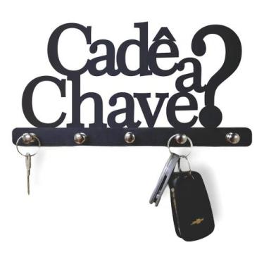 Imagem de Porta Chaves Cade A Chave Parede Suporte Chaveiro Criativo