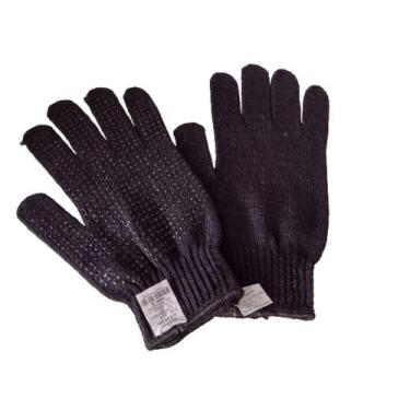 Imagem de Luva Malha Acrilon Trico Pigmentada Anti Derrapante Preta