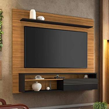 Imagem de Painel para Tv 60 Polegadas 1,60m Freijó Trend/Preto
