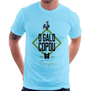 Imagem de Camiseta O Galo Copou! - Foca na Moda, Azul bebê, GG