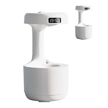 Imagem de Peças de Reposição, Umidificador de Gotas de água de Contracorrente Silencioso de Alta Capacidade para Escritório Quarto Umidificador de Névoa Fria Multifuncional Inteligente