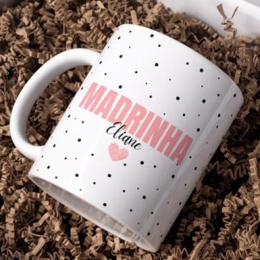 Imagem de Caneca Personalizada de Porcelana Presente Madrinha Padrinho - Castelo