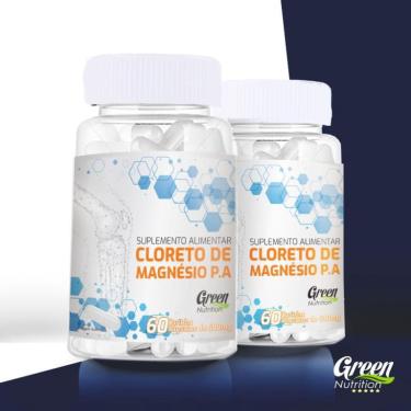 Imagem de Cloreto magnésio p. A 500MG 60CAPS green nutrition