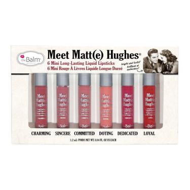 Imagem de Batom líquido TheBalm Meet Matt (e) Hughes, conjunto de 6 mini