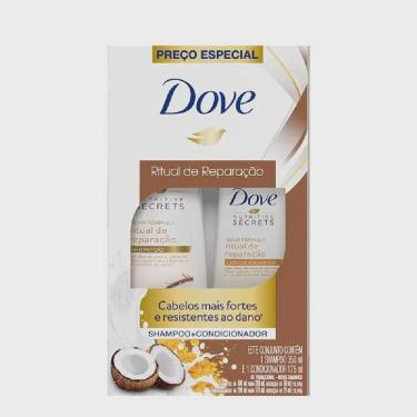 Imagem de Kit dove ritual de reparação shampoo 350ML + CONDICIONADOR 175ML preço especial