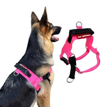 Imagem de Coleira Peitoral Anti-puxão para Cães Fortes Tamanho G - Canadá K9 (rosa pink)