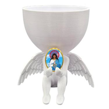 Imagem de Anjo da Guarda Anjinho Santa Sara Kali Vasinho Decoração - Point da Fe