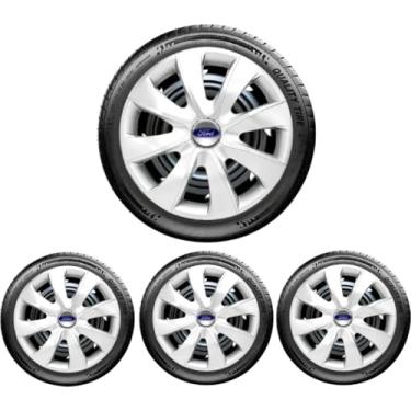 Imagem de Jogo 4 Calota Prime Prata Aro 14 For Ka Fiesta Focus