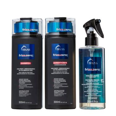 Imagem de Kit Truss Frizz Zero - Shampoo 300ml + Condicionador 300ml + Máscara Líquida 260ml

