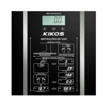 Imagem de Balança Digital Corporal Ison Mede Gordura, Água e Peso Até 150 Kg Vid