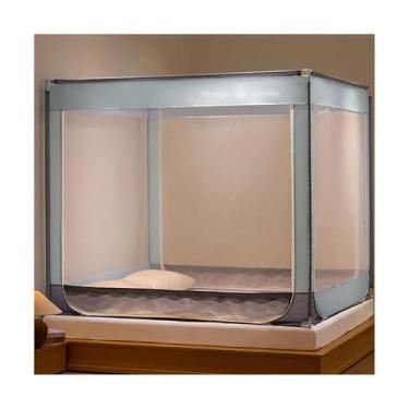 Imagem de Tenda mosquiteira de poliéster respirável para mosquiteiro para camas malha mosquiteira lavável fácil de armazenar