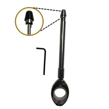 Imagem de Kit 2 Antenas de Segurança  Retrátil 7 Estágios Dobrável Corta Pipa gu