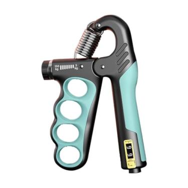 Imagem de Vaveren Fortalecedor de punho de mão Resistência ajustável 5-150 kg fortalecedor do antebraço da garra de mão para treinamento de treinamento de força, Azul