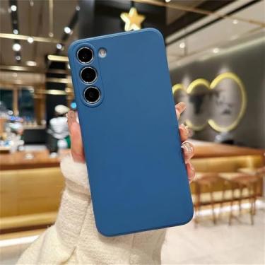 Imagem de Capa de celular Candy Color para Samsung Galaxy A16 A06 Silicone TPU macio, azul marinho, para Samsung A06