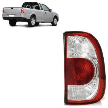 Imagem de Lanterna Traseira Saveiro G4 2006 2007 2008 2009 2010 2011 Preto Bicol