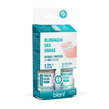 Imagem de Fibra de Nylon + Nivelador Fosco Blant Blindagem Unhas 8,5ml