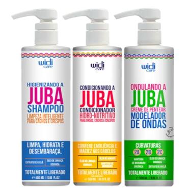 Imagem de Kit Juba Widi Care Shampoo Condicionador E Ondulando A Juba 500ml