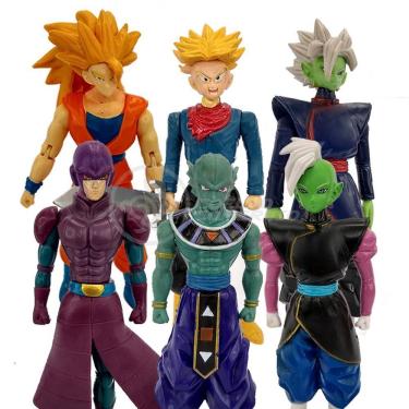Imagem de Kit 6 Bonecos Dragon Ball Super Goku Ssj3, Zamasu