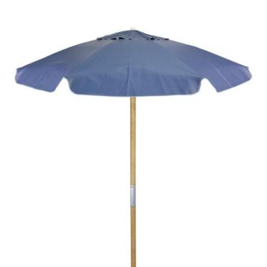 Imagem de Guarda-Sol Guarapari em Bagum e Haste de Madeira 2,00m Cores Sortidas 